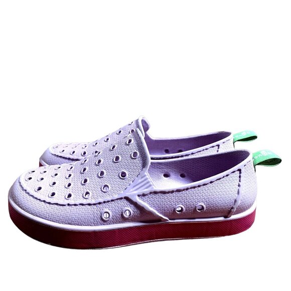 Sanuk Shoes Youth Girls Size‎ 4.5 measures 9" LiL Walkers Lavender Water Sneaker - Picture 3 of 11